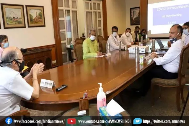 दिल्ली आपदा प्रबंध प्राधिकरण की बैठक
