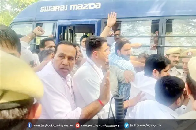 सचिन पायलट को हिरासत में लिया गया