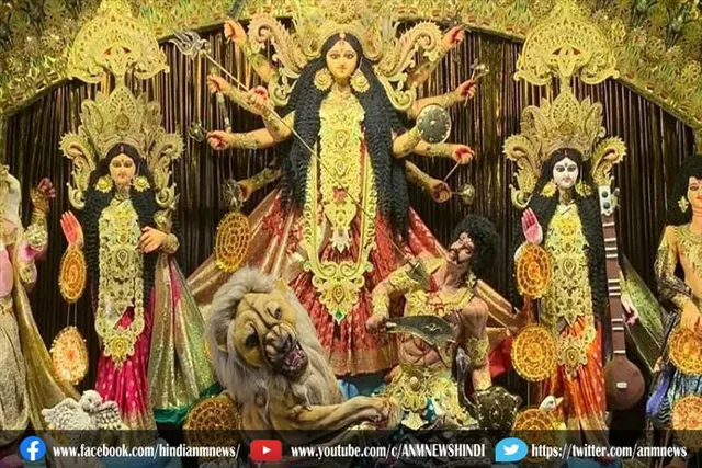 उत्तरी कोलकाता में दुर्गा पूजा की तैयारियां