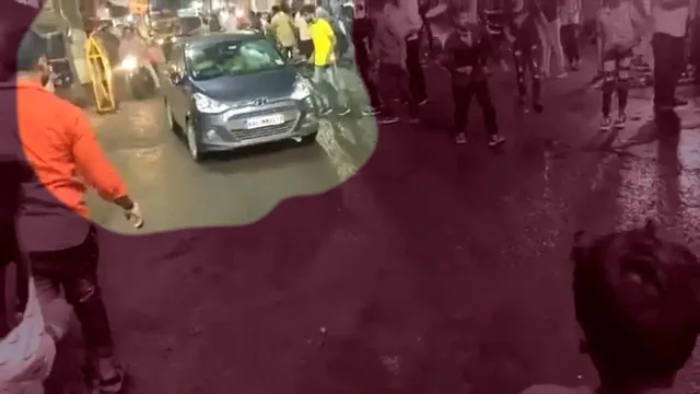 भोपाल में दुर्गा विसर्जन के दौरान कार सवार ने लोगों को कुचला, चार घायल