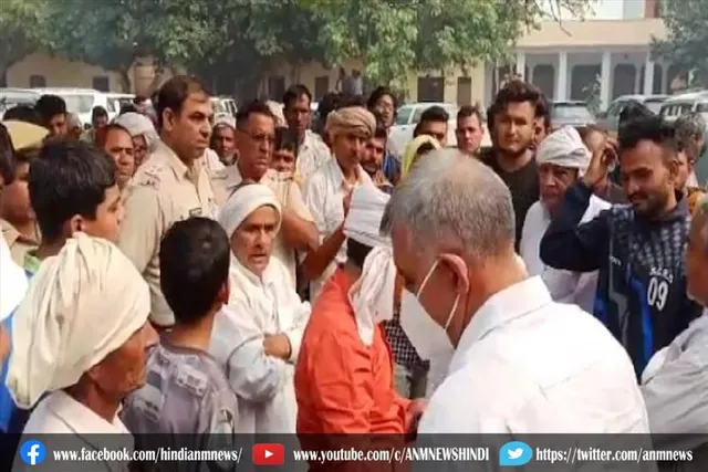 किसानों ने पूर्व राज्यमंत्री समेत कई भाजपा नेताओं को बनाया बंधक