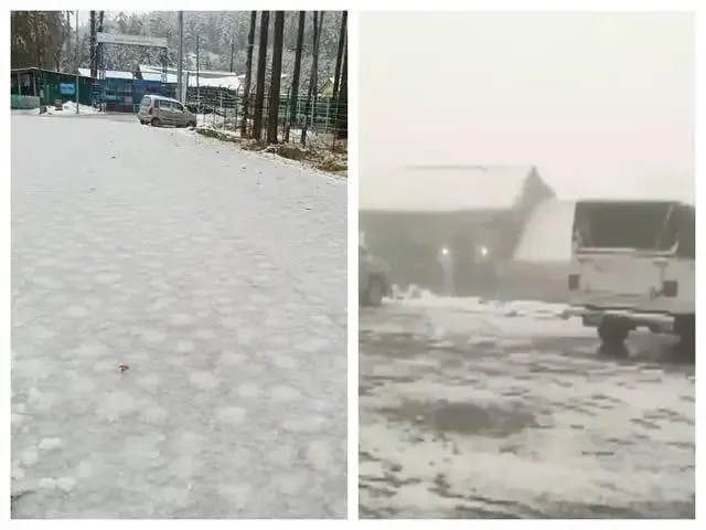 कश्मीर में कई जगह भारी बर्फबारी