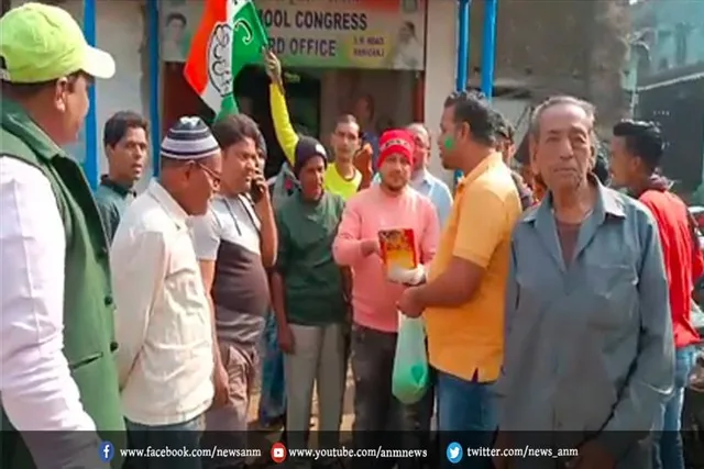 टीएमसी चुनाव में बंपर जीत, रानीगंज समर्थकों ने मनाया जश्न