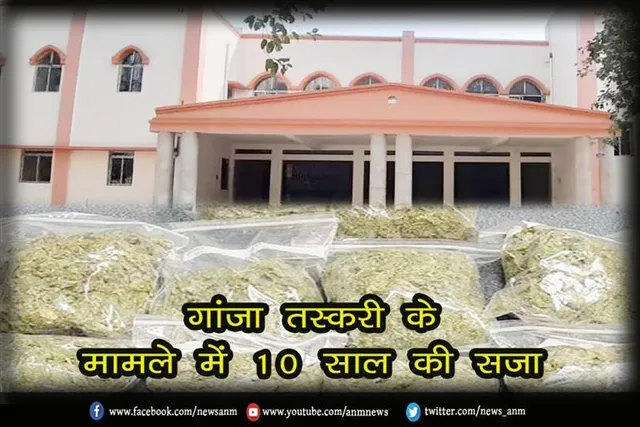 गांजा तस्करी के मामले में 10 साल की सजा