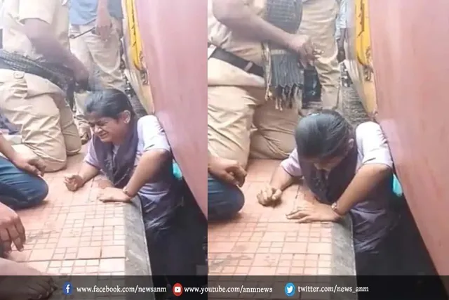 VIDEO : ट्रेन और प्लेटफॉर्म के बीच फंसी छात्रा