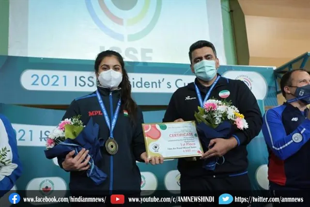 भारत की निशानेबाज मनु भाकर ने साधा ‘गोल्‍ड पर निशाना