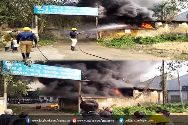 आसनसोल मेमू लोको शेड में भयंकर आग के बाद अफरा तफरी