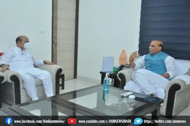 राजनाथ सिंह से मिले कर्नाटक के सीएम बोम्मई