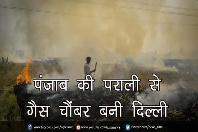 पंजाब की पराली से गैस चैंबर बनी दिल्ली
