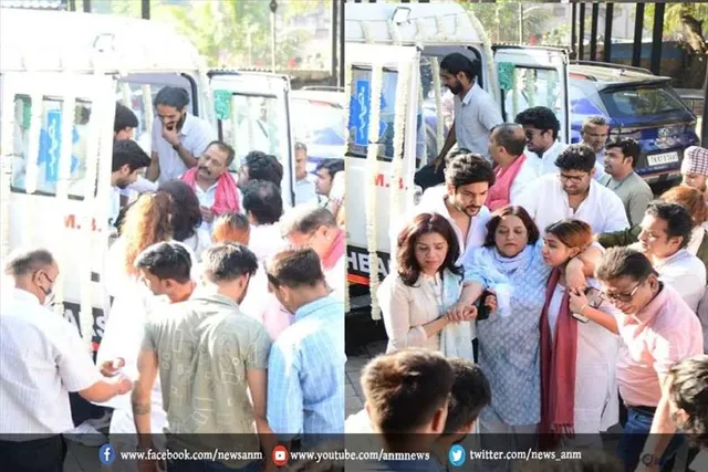गोड़देव शमशान घाट में हुआ तुनिषा का अंतिम संस्कार