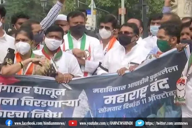 महाराष्ट्र बंद का असर