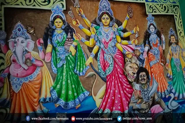 जमुड़िया में माँ दुर्गा के विंध्यवासिनी रुप की पूजा होती है