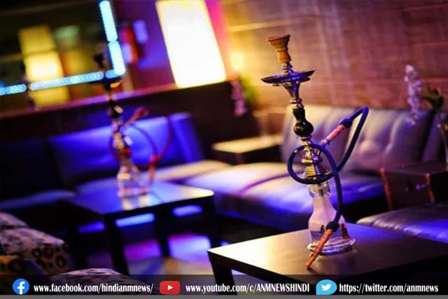 अवैध तरीके से चल रहे हुक्का बार पर कार्रवाई