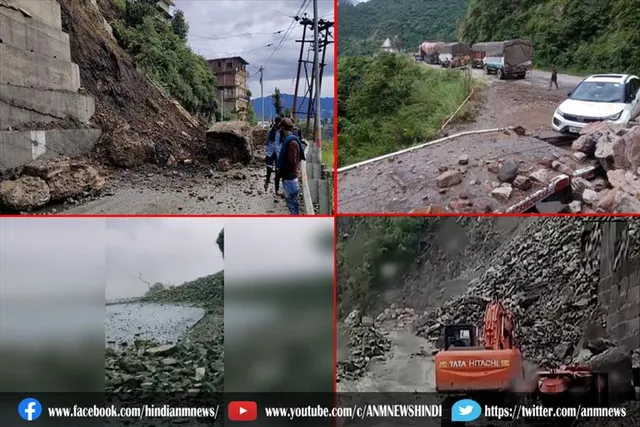 हिमाचल में राजधानी शिमला के पास फिर भूस्खलन