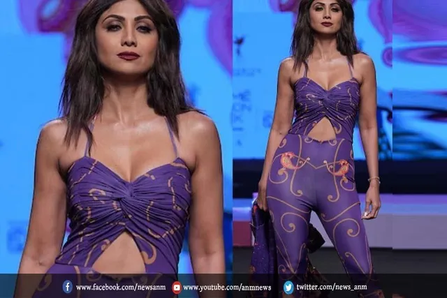 स्टाइलिश ड्रेस में शिल्पा शेट्टी ने चलाया हुस्न का जादू