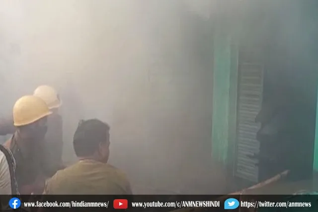 हरिपुर बाजार इलाका में काले धुएं