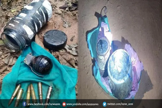 11 किलोग्राम से अधिक वजन के दो शक्तिशाली IED सहित मिला ऐसा जखीरा
