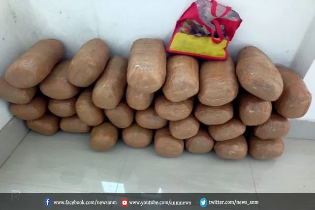 भारी मात्रा में गांजा बरामद, 2 गिरफ्तार