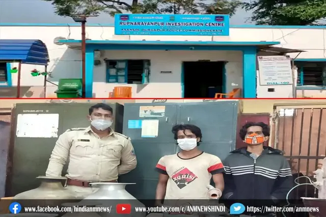 पुलिस ने आरोपी के निशानदेही पर चोरी के सामानों के साथ एक को किया गिरफ्तार