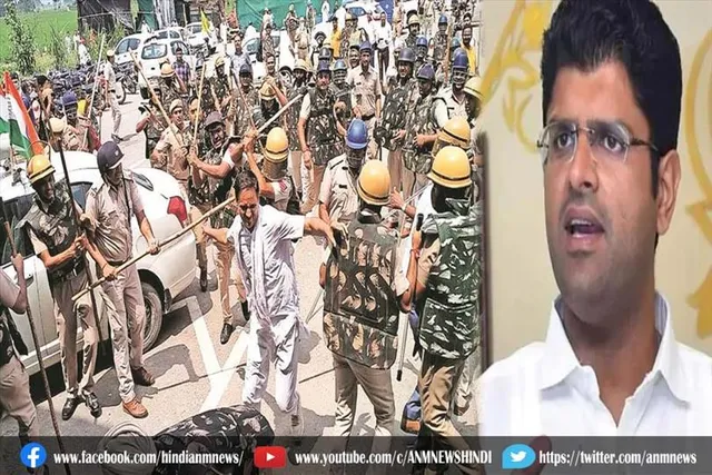 लाठी चार्ज की आदेश पर उठी सस्पेंड की मांग