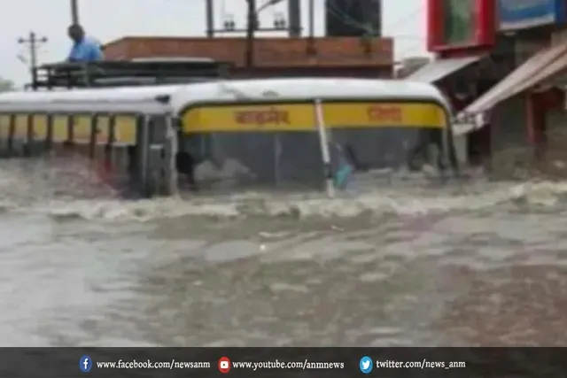 लगातार बारिश से श्रीगंगानगर हुआ पानी-पानी