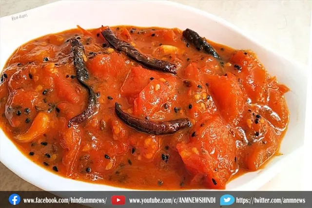 सर्दियों में झटपट बनाएं टमाटर की खट्टी-मीठी लौंजी