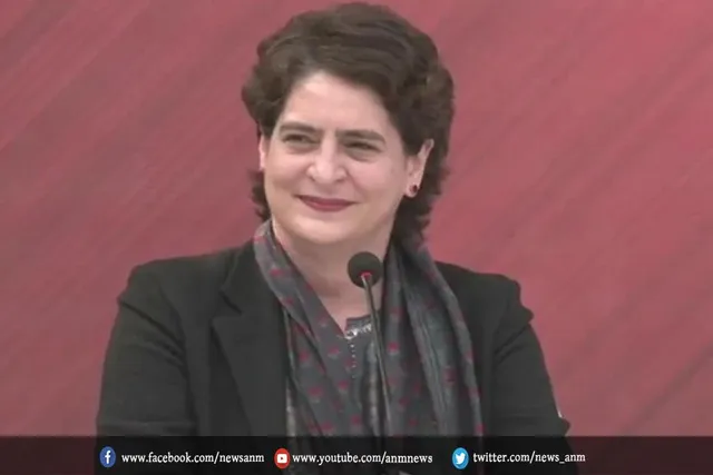 प्रियंका गांधी ने खुद को बताया कांग्रेस की ओर से मुख्यमंत्री का चेहरा