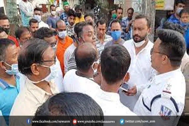 बीजेपी विधायकों को पुलिस ने साल्टलेक में रोका