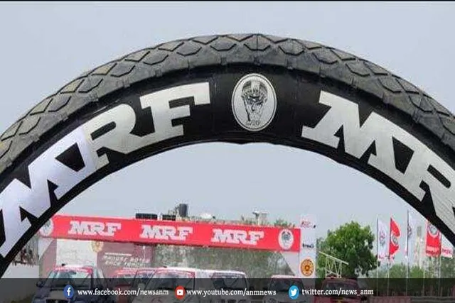 एमआरएफ टायरों के स्टॉक में बढ़ोतरी