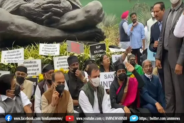 सांसदों के निलंबन को लेकर विपक्ष ने किया हंगामा