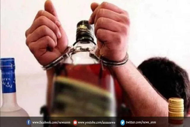 शराब बिक्री पर पुलिस की कार्रवाई