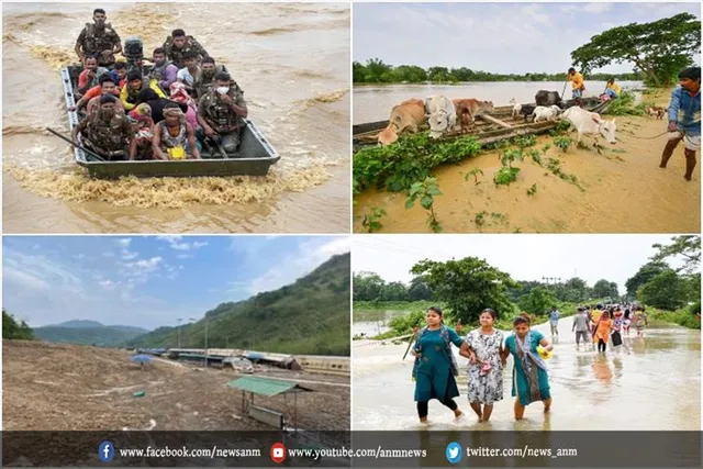 असम में बाढ़ से 25 लोगों की मौत