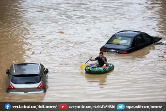 चीन में बाढ़ से हजारों लोगों हुए बेघर