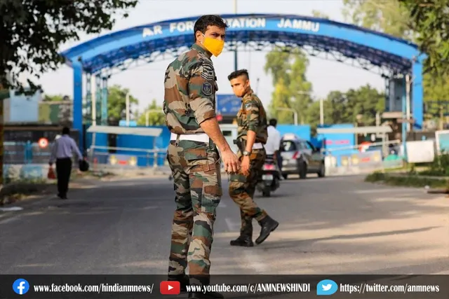 सैन्य बेस पर फिर दिखे ड्रोन