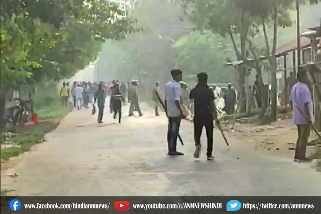 बीजेपी और कांग्रेस के कार्यकर्ता आमने-सामने