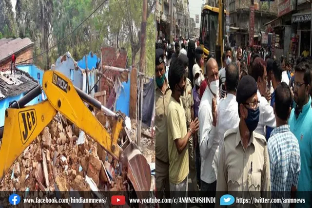 रेलवे प्रशासन द्वारा अतिक्रमण हटाओ अभियान का स्थानियों ने किया भारी विरोध