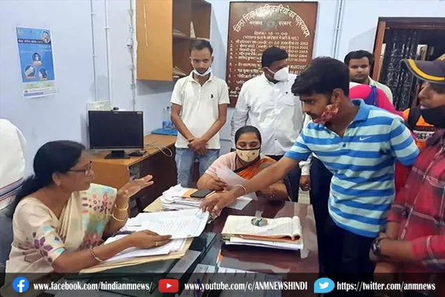 जैक के परिणाम को लेकर अखिल भारतीय विद्यार्थी परिषद ने किया प्रदर्शन