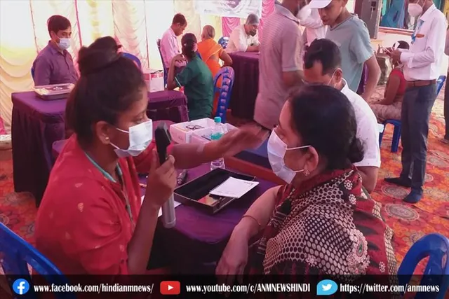 जामुड़िया क्षेत्र में स्वास्थ्य जांच शिविर का आयोजन