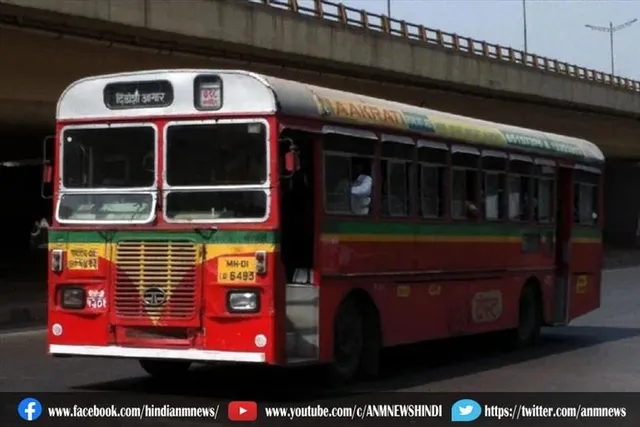 डंपर से टकराई बेस्ट की बस, आठ घायल