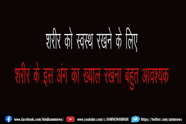 शरीर को स्वस्थ रखने के लिए शरीर के इस अंग का ख्याल रखना बहुत आवश्यक