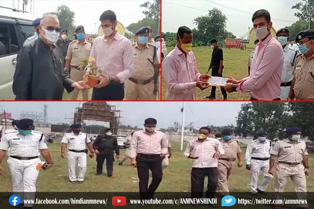 दुर्गापुर पुलिस कमिश्नरेट के आयुक्त ने लिया पंडालों का जायजा