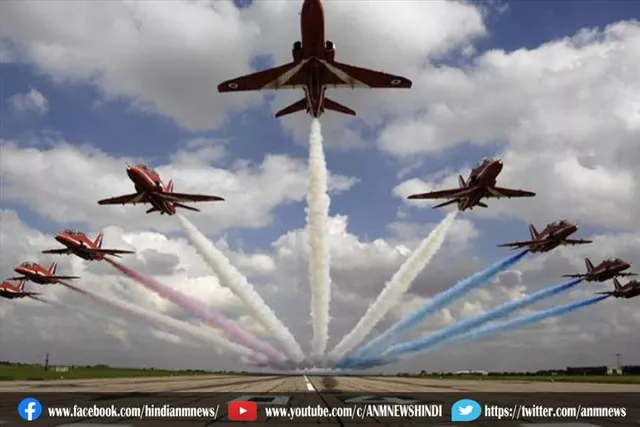 एयर शो में दिखी वायुसेना की ताकत