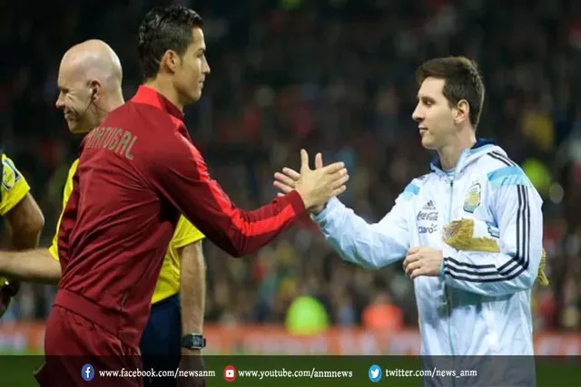 शायद आखरी बार फुटबॉल ग्राउंड पर मिले रोनाल्डो और मेसी