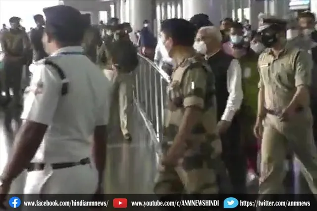 कोलकाता पहुंचे केंद्रीय गृह सचिव
