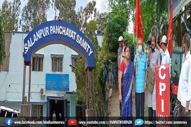 माकपा ने 13 सूत्री मांगों के साथ बीडीओ को सौंपा ज्ञापन