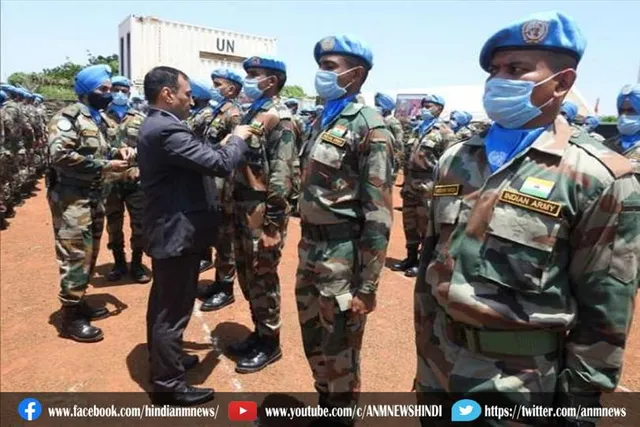 800 से अधिक भारतीय शांतिरक्षक यूएन के प्रतिष्ठित पदक से सम्मानित