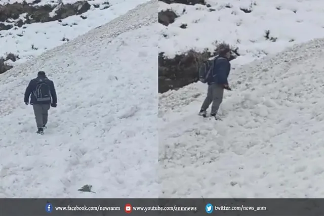 40 किमी का पैदल सफर तय कर वैक्सीन लगाने पहुंचे स्वास्थ्य कर्मी