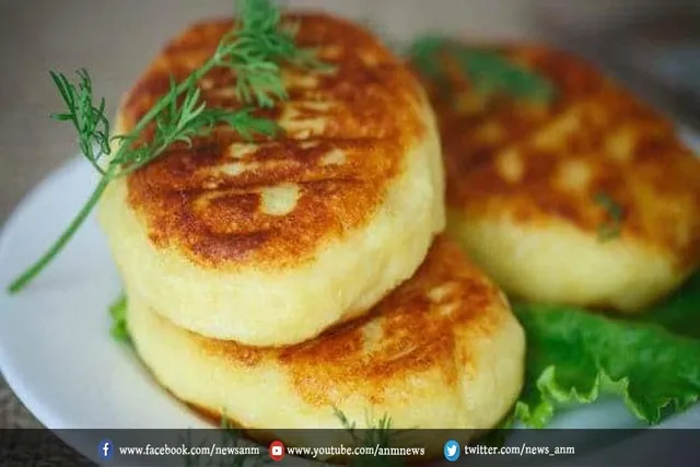 आइये बनाये खोया स्टफ्ड मटर की टिक्की