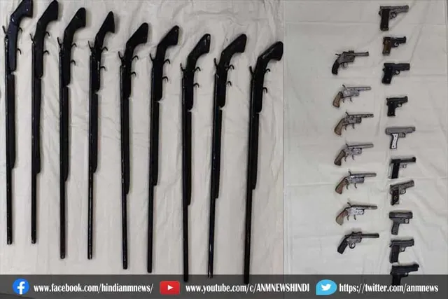 आग्नेयास्त्रों के साथ अंतरराज्यीय हथियार आपूर्तिकर्ता गिरफ्तार
