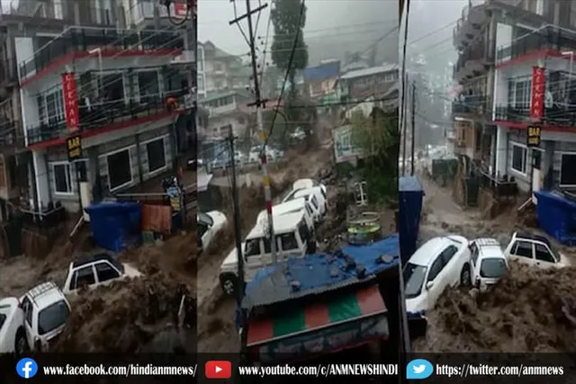 धर्मशाला के भागसू में फटा बादल